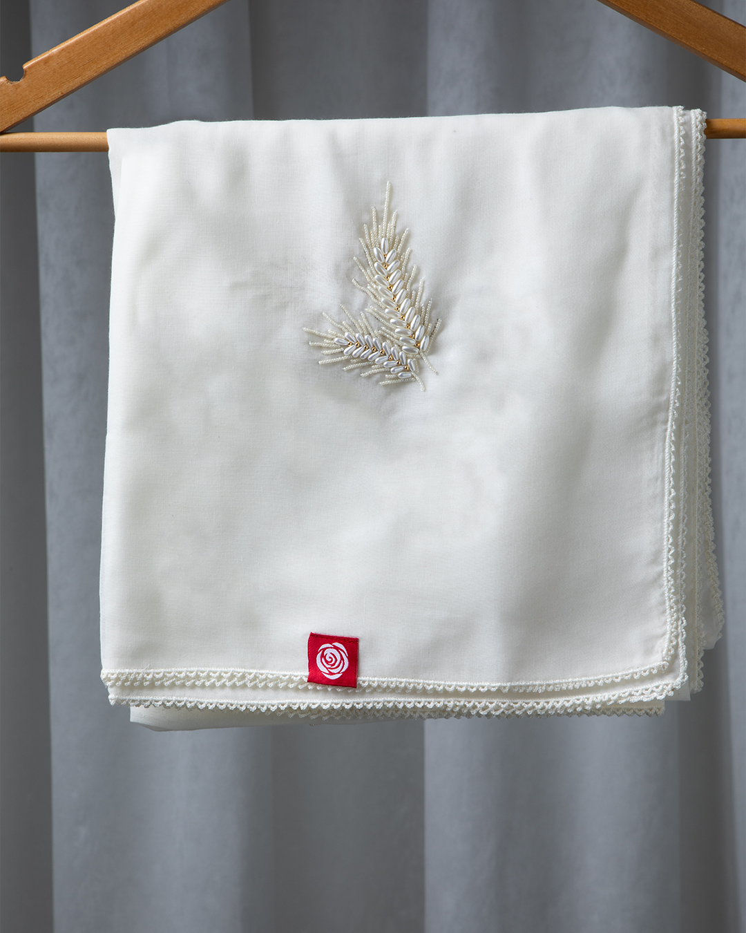 DK6-59 شيلة بيت منثرات عريضة - قطن ويل