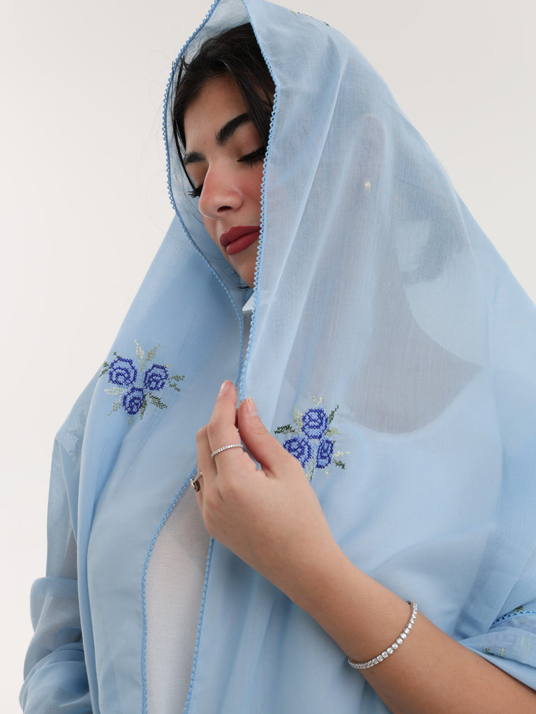 RM1-10 Jouri Rose Embroidered Home Hijab