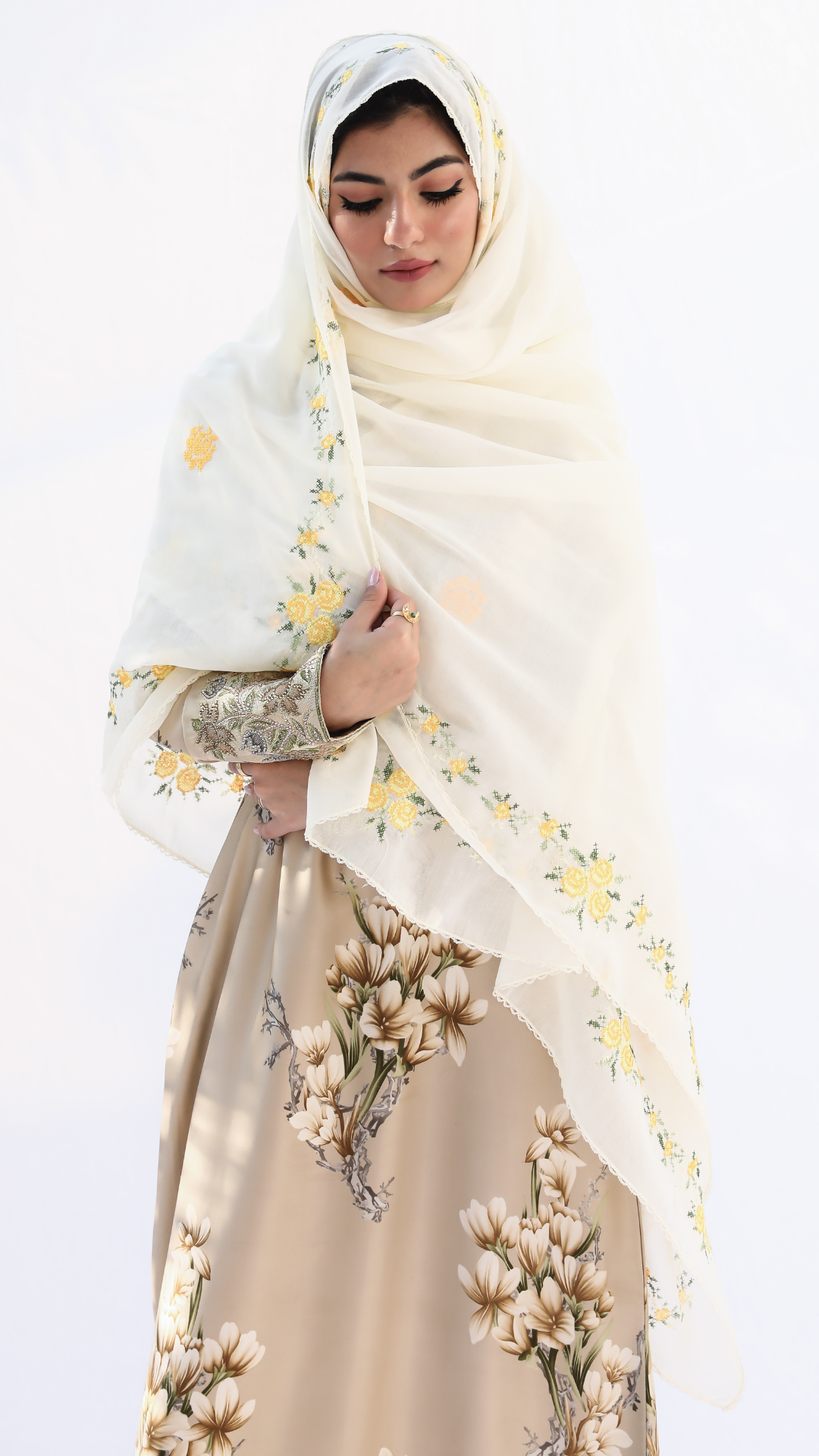 RZ1-388 شيلة جوري روز ضوء الشمس - Shailah.ae شيلة