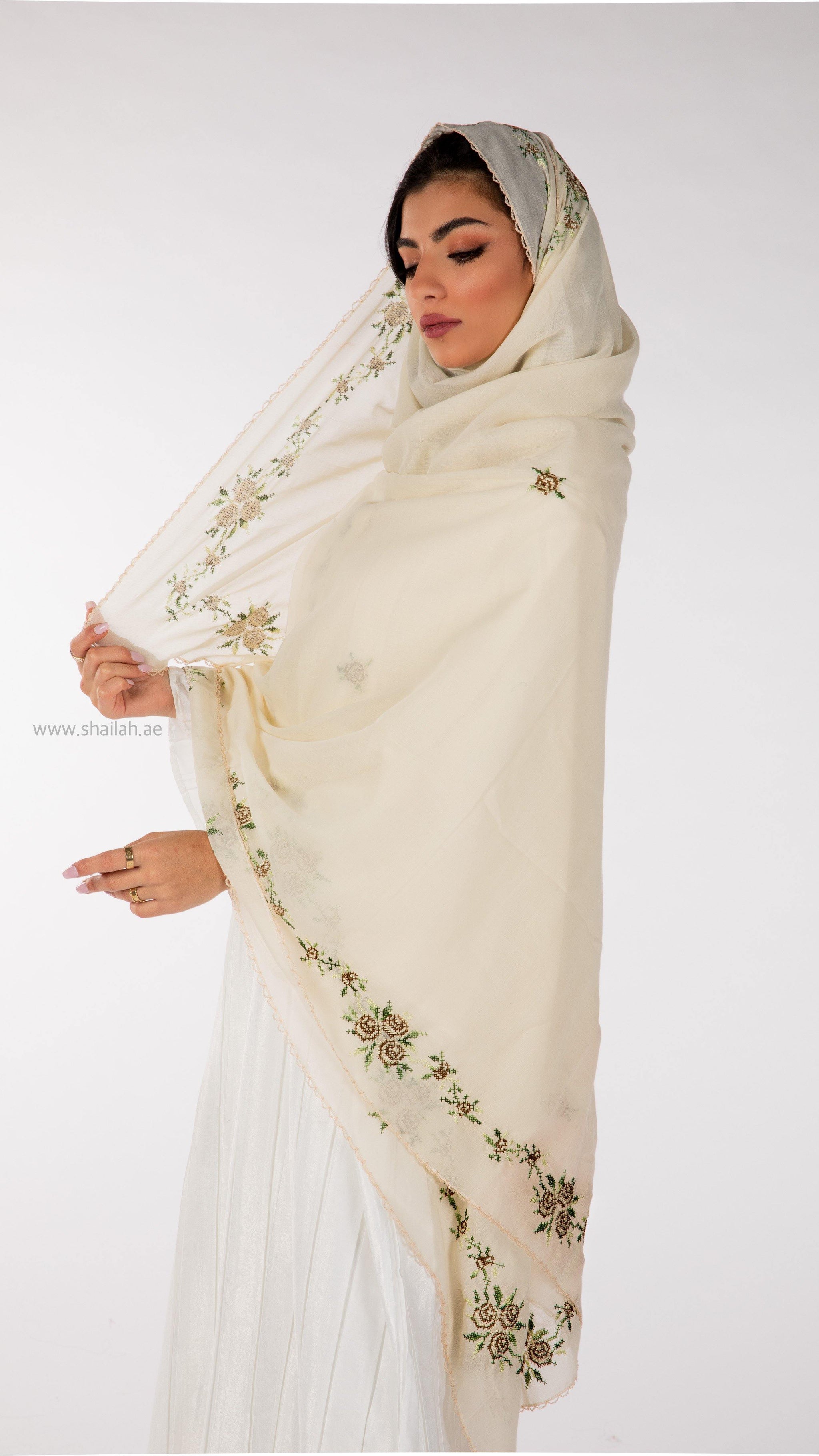 RZ3-06 شيلة جوري روز زبدة الشيا - Shailah.ae شيلة